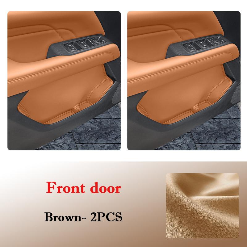 For Haval H9 2026 2026 Car Door Slot Storage Box Leather Protective Pad Cover WaterProof Organize Barrel Interior Accessories