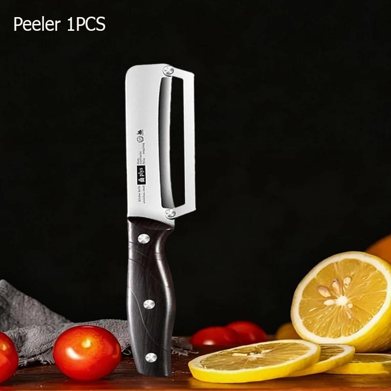 Stainless Steel Fruit Peeler 2-in-1 Bottle Opener Paring Knife Planer Sugarcane Potatoes Fruit Vegetables Scraping Kitchen Tools