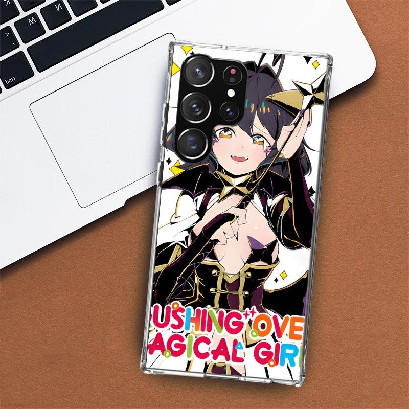 Gushing Over Magical Girls Phone Case For Samsung Galaxy S24 S23 S22 Ultra S21 S20 Fe S10 Plus S10E S9 S8 + Shell Coque