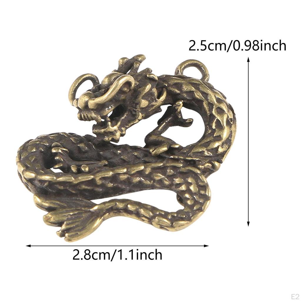 Dragon Charm Copper Charms Supplies DIY Handmade Pendant Jewelry for Necklace Hairpin