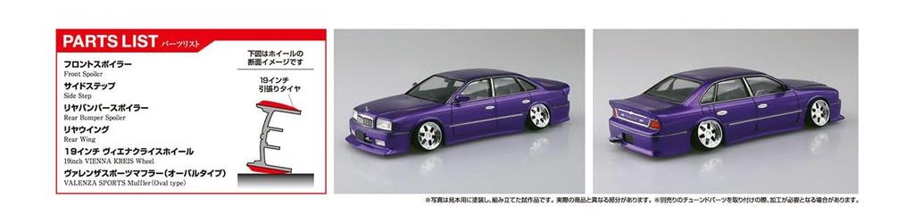 Aoshima Bunka Kyozaisha The Tuned Car Series Nissan Insurance G50 President Plastikmodell 1/24 Nr.84 '89