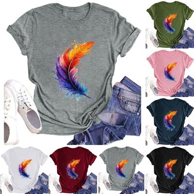 Toddler Girl Boy T-Shirts Kids Top Boys And Girls Printed Short Sleeved T-shirt