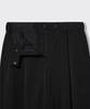 Musinsa Standard Woman Women'S Heavyweight Brushed Deep Tuck Wide Slacks [Black]