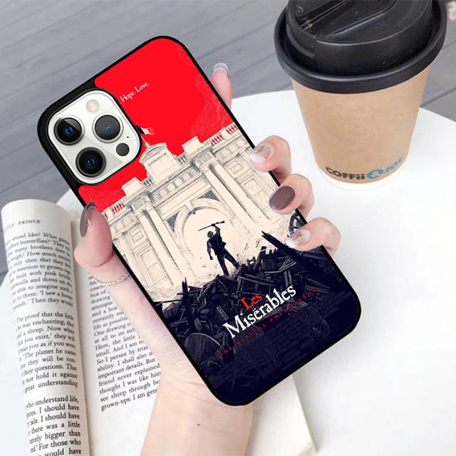Les Miserables Phone Case Back Cover for iPhone 17 Air 16 15 14 13 11 12 Pro Max Plus Shell Coque