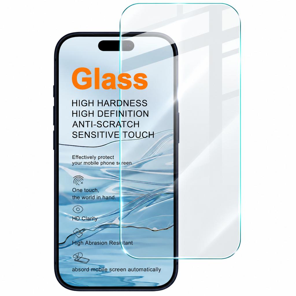 Gehärtetes Glas für iPhone 18 Pro Max Schutzfolie Oleophobe Beschichtung HD Klar Kratzfest FM0001