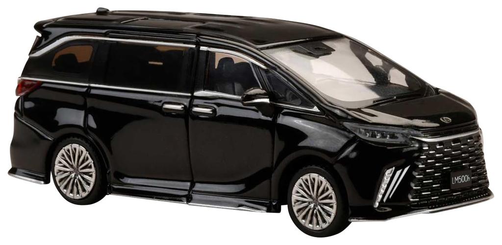 Lexus LM Custom Version 500h Black Interior Graphite Black Glass Flake 1/64 6-Seater (RHD) /