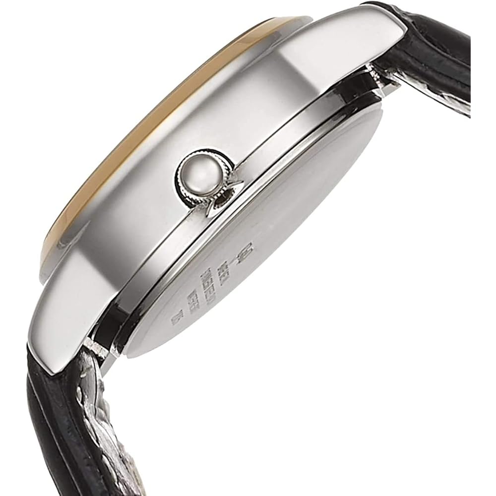 Citizen Q&Q Analog Waterproof Watch with Date and Day Leather Strap A207-504 for Women White