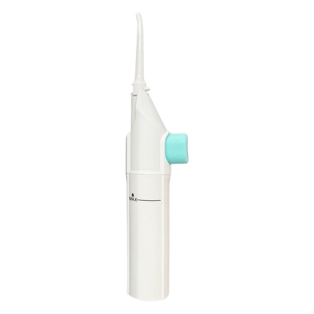 High-Pressure Dental Irrigator: IPX7 Waterproof Manual Water Flosser & Teeth Cleaner