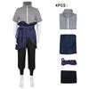 Costume Cosplay Ninja Uchiha Sasuke Anime Gioco di Ruolo Outfit per Performance di Halloween