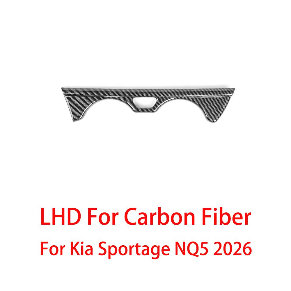 

Carbon Fiber Front Row Water Cup Trim For Kia Sportage NQ5 2026 Car Tuning Accessories LHD LHD For Carbon
