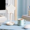 Star Shaped Headphone Stand Cute with Storage Tray, 3D Printed PLA Headset Hanger & Desk Soft Pastel Color Rack Organizer, Macaron Gaming Office