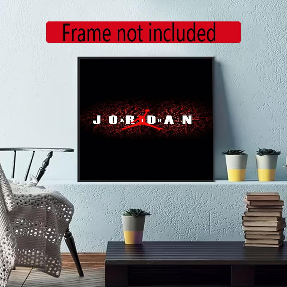 Jordan Diamond Painting Round Diamond Mosaic Rhinestones Diamond Embroidery Craft Kit Wall Decor Without Frame