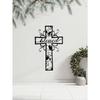 Metal Cross Wall Art Gift for Home and Office Holiday Decor