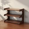 3multi-Level Rack with Curved Supports Sturdy Shelf Stable for Dorm