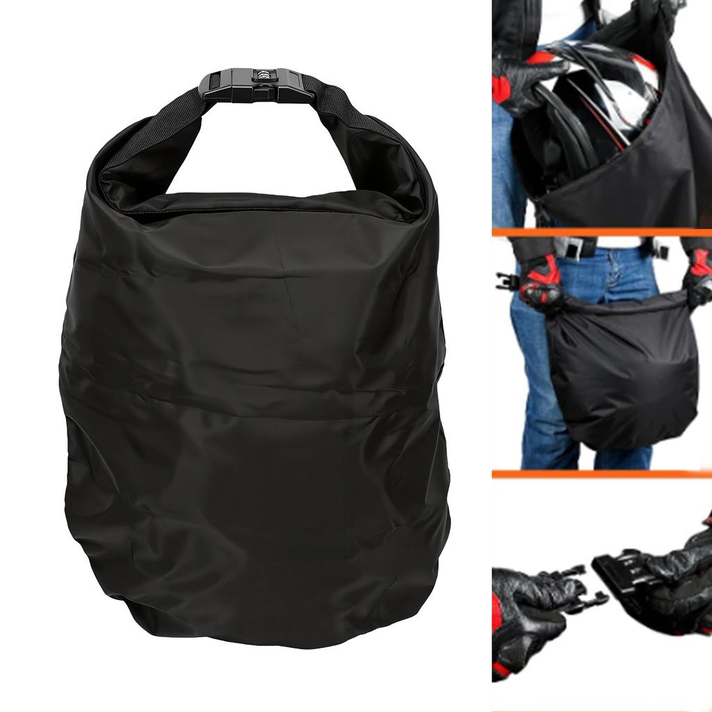 Motorcycle Helmet Bag Wat proofing Helmet Storage Carrying Bag with Combination Lock for Sport Riding Travel 30L