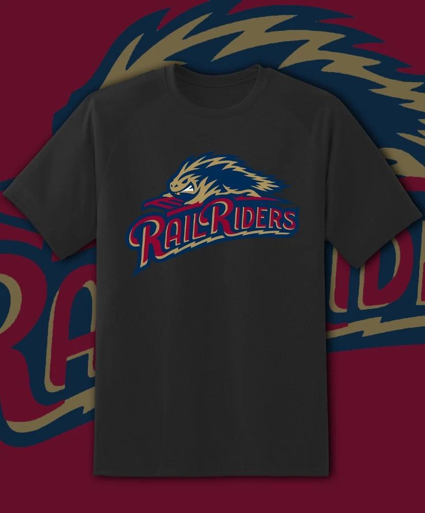 

Scranton Wilks Railriders Milb Team Logo T Shirt Youth M - Adult 6XL Fast Ship! 2XL