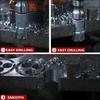 50mmx35mm Annular Cutter Metal Drilling Hollow Core Steel Drill Bit Core Drill Iron Punch 19mm Weldon Shank For Metal