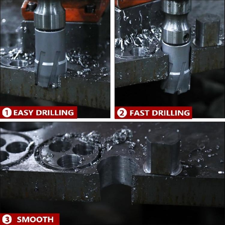 50mmx35mm Annular Cutter Metal Drilling Hollow Core Steel Drill Bit Core Drill Iron Punch 19mm Weldon Shank For Metal
