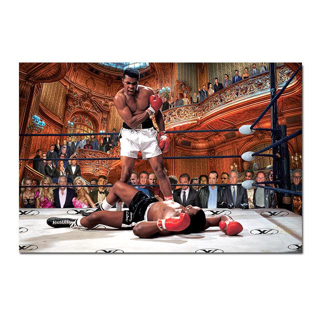 

Плакат «Бойцовский клуб», боксер Тайсон, Уолл-стрит, волк, современный домашний декор для гостиной, композитный 21cm×30cm NoFrame