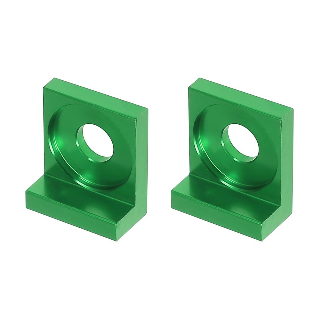 F FIERCE CYCLE Motorcycle Chain Adjuster Block Tensioner Replacement 12mm Diameter 2pcs Green
