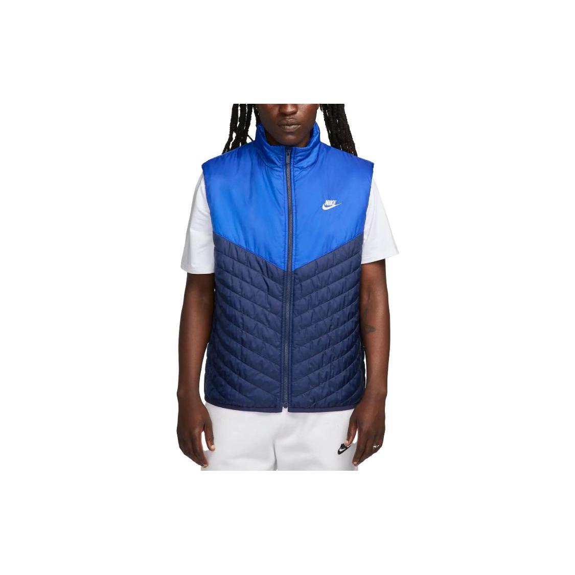 Nike Vests Men s Blue Stand Collar Moderate Other FB8201-410 XXL