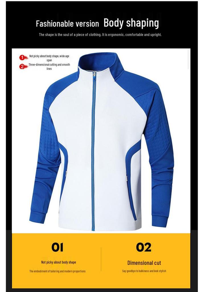 Unisex Chinese Team Casual Sports Three-Piece Set: Short Sleeve Polo, Stand Collar Top, Running Shorts.