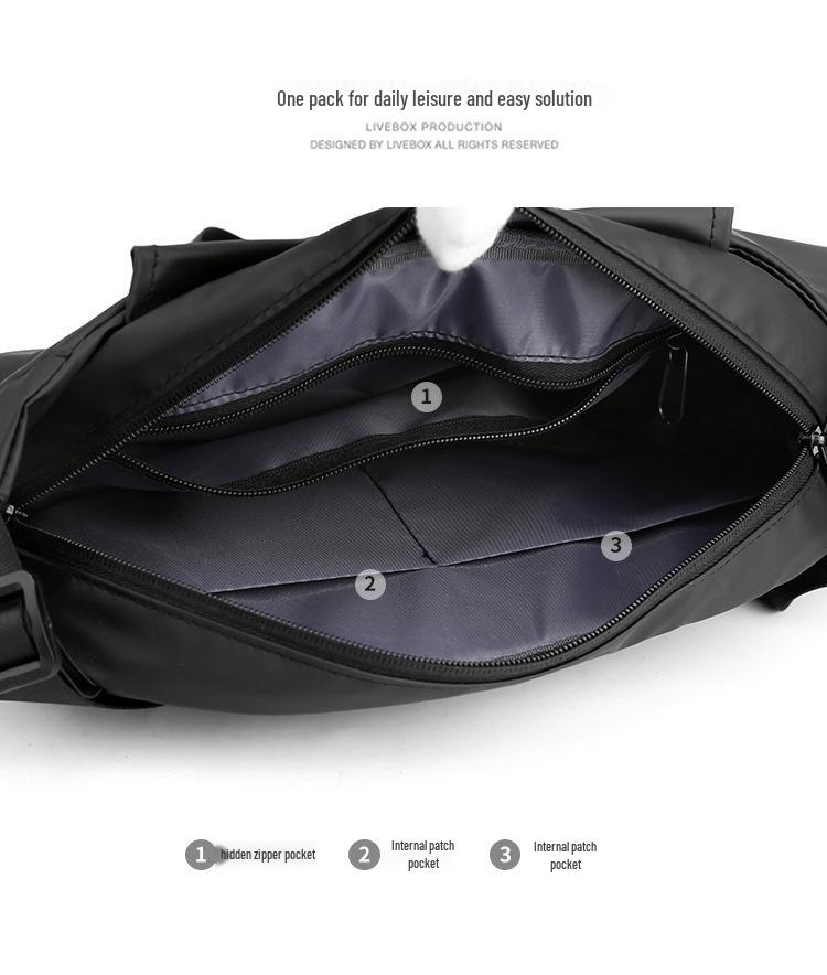 Men's Casual Commuter Crossbody Bag - Chest, Messenger, Cycling, Motorcycle & Sports Backpack