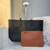 French Crocodile Women's Color Block Large Capacity Tote Bag - Fashionable and Simple Shoulder Handbag.