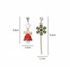 Accessories Elk Snowflake Drop Earrings Christmas Earrings Christmas Ear Hook Dangle Earring