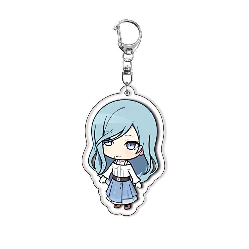 PJSK Kawaii Cute Anime Characters Acrylic Keychain Ornaments Girls Cartoon Backpack Charm Keyring Jewelry Accessories Gifts Toys