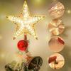 15cm Christmas Tree Decoration Stars Warm White Lights Home Room Decor LED Shining Lamp Xmas Festival TopStar Navidad 1.07in