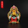 Buddha Figurine, Vajrapani, King Dense Tracks, the Bodhisattva, Hand Painted, Small Buddha Figurine