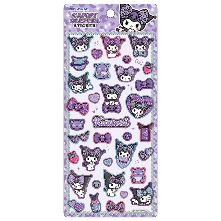 

Kuromi Candy Glitter Sticker Sanrio [Sticker Sheet] фіолетовий
