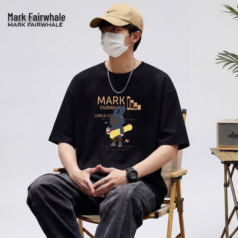 Mark Fairwhale Men s 100% Cotton Short Sleeve T-Shirt XL