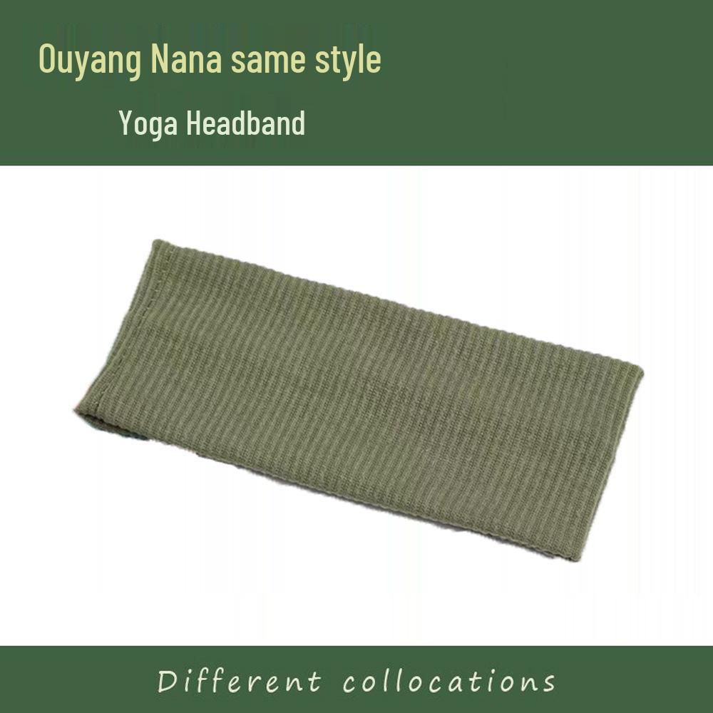 NewJeans Damen Weißes Elastisches Sportstirnband - Schlicht, Vielseitig, Strickstil