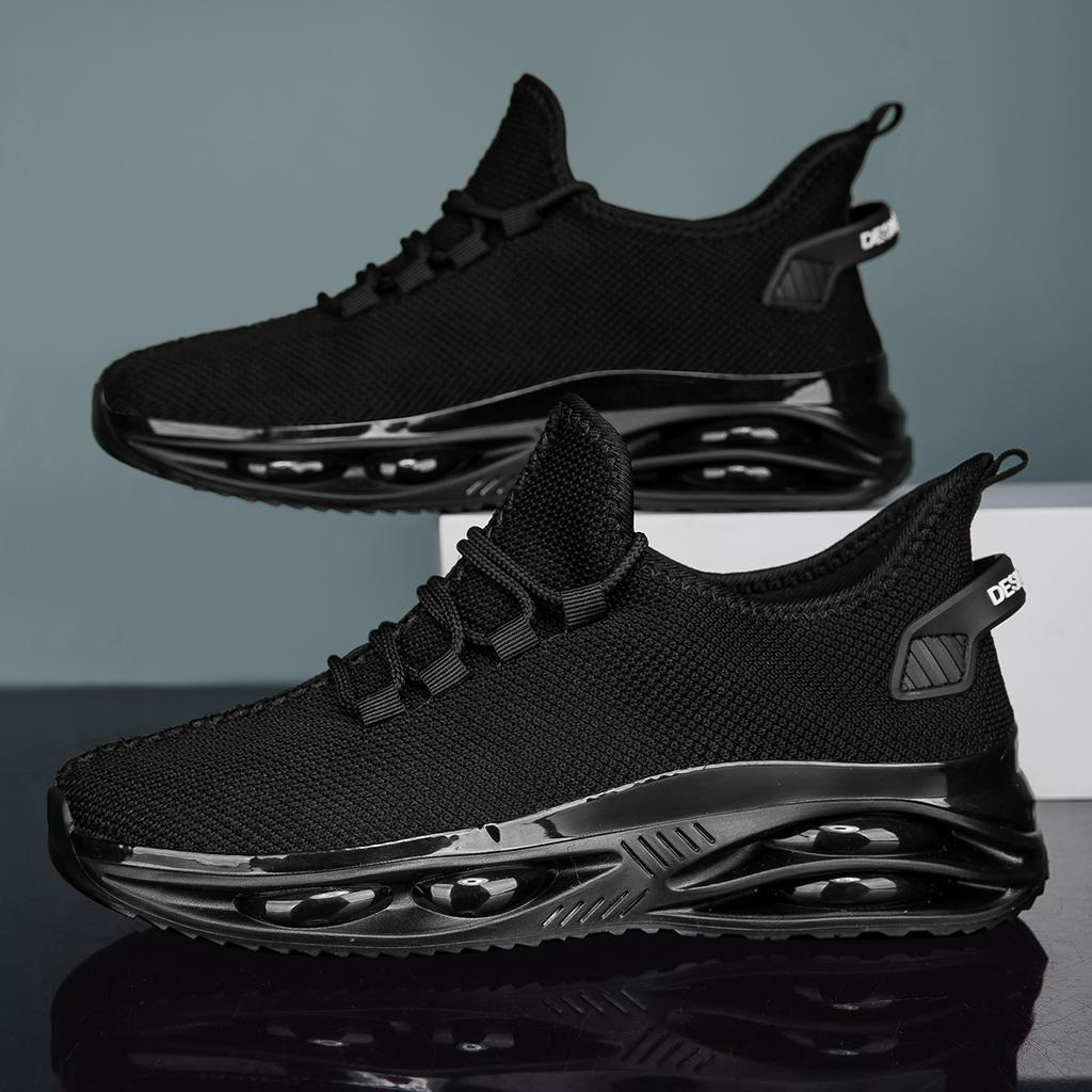 Men Sports Running Jogging Shoes Casual Sneakers Breathable Light Black Brown White Tennis Outdoor Walking Fitness Size 39-46