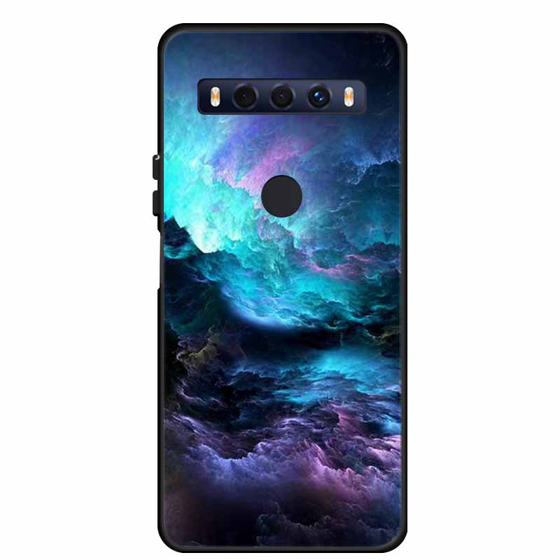 For TCL 10 SE Case 10SE Coque Black TPU Silicone Soft Back Cover Cases For TCL 10 SE Phone Case 6.52" Funda Bag Protective Shell