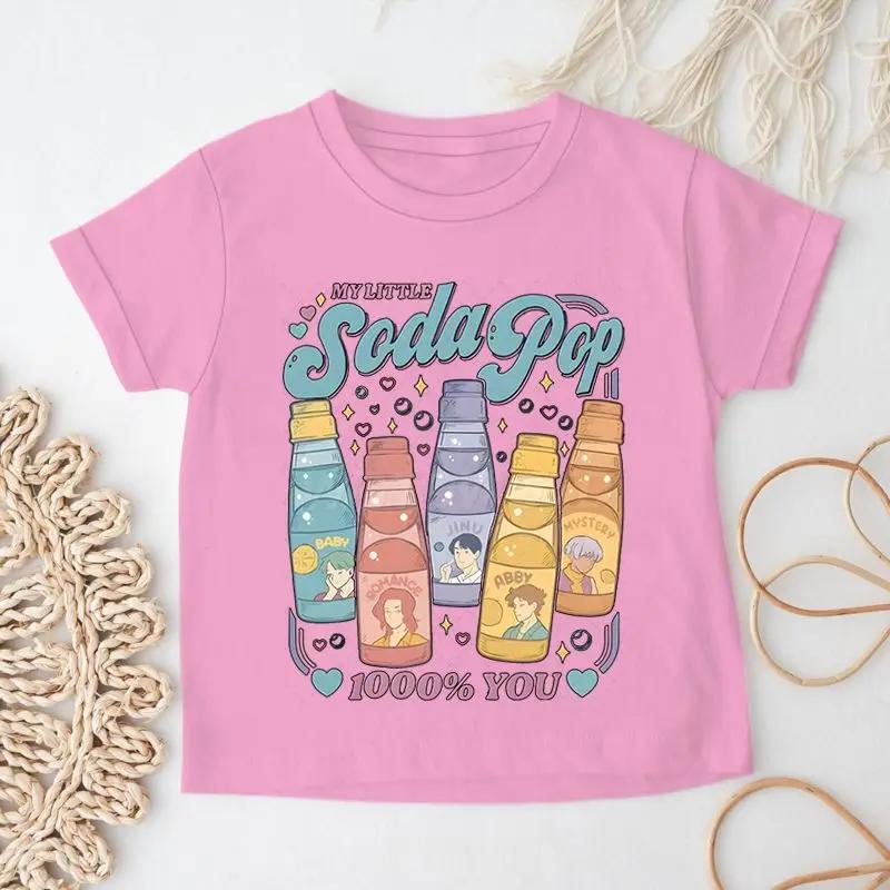 

Saja Boys Soda Pop KPDH Clothing Huntrix PIN Kpop Demon Band Inspired Tshirt Popular Movie Jinu Tops Men Women Tee 4XL