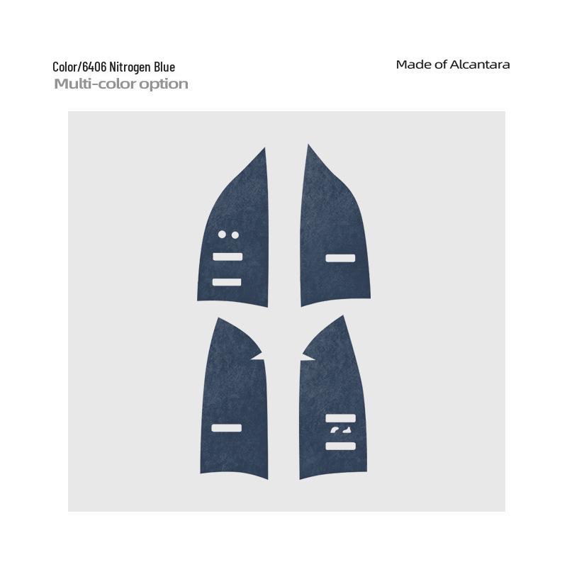 Zeekr 7X Alcantara Suede Window Panel Decorative Sticker - Car Interior Protection Accessories