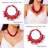 Exaggerated Coral Pendant Jewelry For Women For Casual Summer Outfits