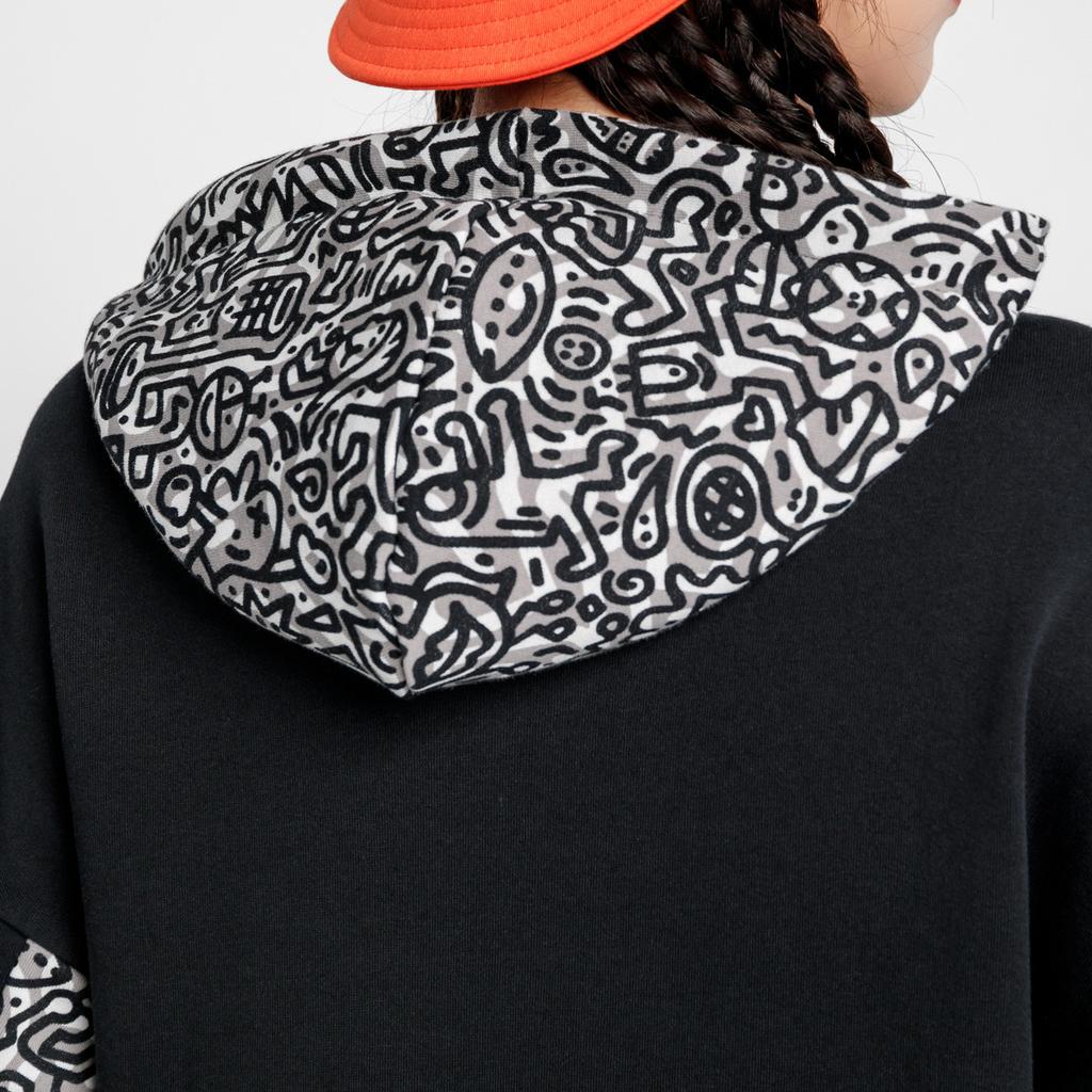 Puma Logo Print Hooded Long Sleeve Dress Women Dress 598686-01