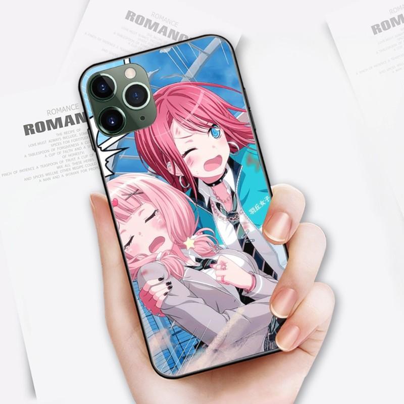 Husă de Telefon Drăguță Bang Dream Pentru IPhone 14 13 12 11 XS X 8 7 6 Plus Mini Pro Max SE 2022 Husă Moale Neagră