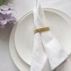 4PCS Metal Napkin Rings,Simple Ring Models Napkin Buckle, Wedding Napkin Holder,for Dining Room Family Dinner Table Decor