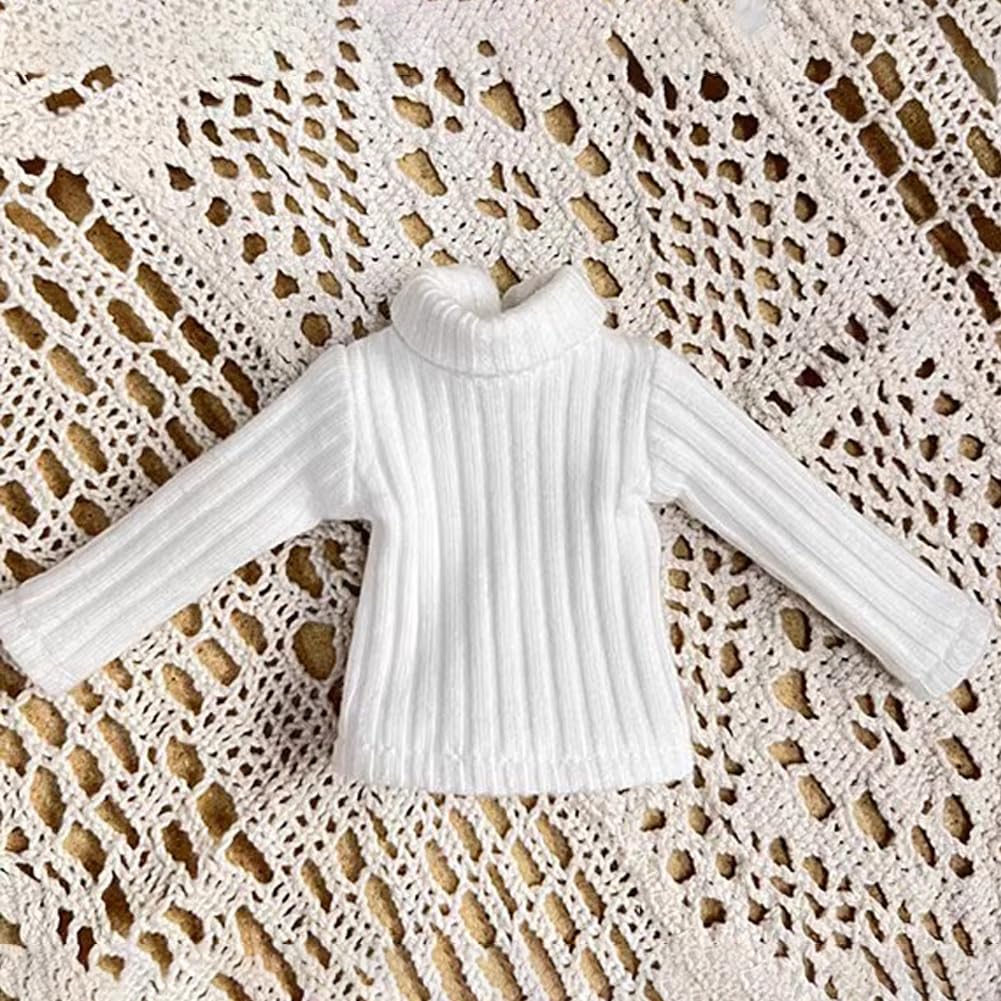 Rakulifey Blythe Clothes, Neo Blythe Outfit Set, Suspender Skirt, Sweater, Outfit, Dress, Compatible with Obitsu 24 Dolls, 2-Piece Set