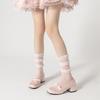 Female Summer Thin Double Layer Pile Pile Pleats Sweet Candy Color In The Tube Socks