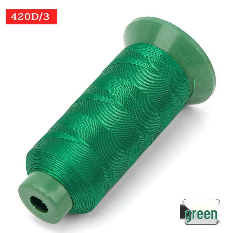 Sewing Machine & Handcraft Thread: High-Strength Mercerized Nylon for Upholstery, Leather, and Jeans