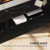 180cm Floating TV Stand, Wall Mount TV Unit with Cable Management Hole, Fits up to 72" TV, Black