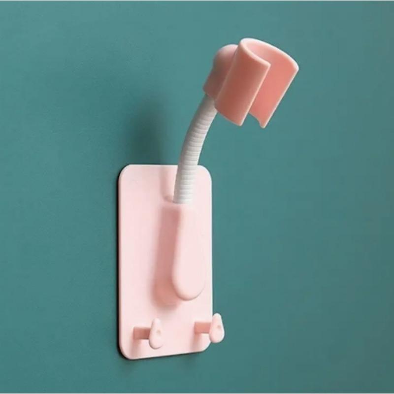 1 szt. Uniwersalny Regulowany Uchwyt na Słuchawkę Prysznicową, Montowany na Ścianie, Obrotowy o 360°