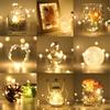 Lighting EVER LED String Fairy 20 Warm Waterproof Copper Christmas Decorative Christmas Tree 16 Button Cell Batteries Included Lights,