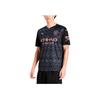 Puma Manchester City Football Club Away Color Block Sports T-Shirt Men Tops Black 757065-02